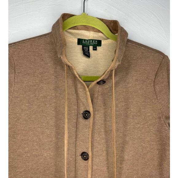 Ralph Lauren Matching Lounge Set Petite P/P Neutral Stretch Comfy Casual Small - Picture 4 of 14